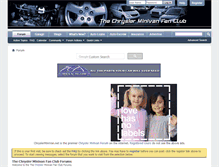 Tablet Screenshot of forum.chryslerminivan.net